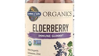 Garden of Life Organics Elderberry Gummies for Adults & Kids...