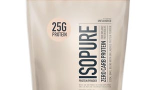 Isopure Zero Carb 100% Pure Whey Isolate Protein Powder,...