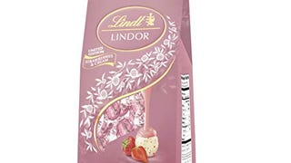 LINDOR Strawberries & Cream Chocolate Truffles,