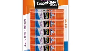 Elmer's Disappearing Purple School Glue Sticks, Washable,...