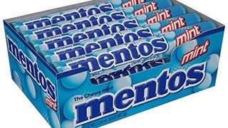 Mentos The Chewy Mint Candy - Mint Flavor 1.32oz Rolls...