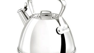 All-Clad Specialty Stainless Steel Tea Kettle 2 Quart Induction...