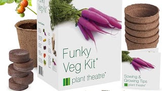 Plant Theatre Funky Vegetable Garden Starter Kit - Grow...