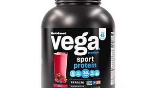 Vega Premium Sport Protein Berry Protein Powder, Vegan,...