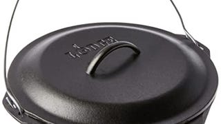 Lodge 9 Quart Pre-Seasoned Cast Iron Dutch Oven with Lid...