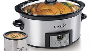 Crock-Pot 6-Quart Countdown Programmable Oval Slow Cooker...