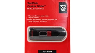 SanDisk 32GB Cruzer Glide USB 2.0 Flash Drive, Frustration-...