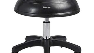 Gaiam Balance Ball Chair Stool, Half-Dome Stability Ball...