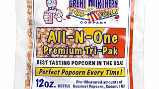 12oz Popcorn Machine Popcorn Packets - All-in-One Movie...