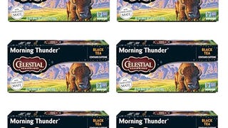 Celestial Seasonings Morning Thunder Black Tea, Caffeinated,...