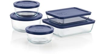 Pyrex Simply Store 5-Pack (3,4 & 6-Cup) Mixed Sized Glass...