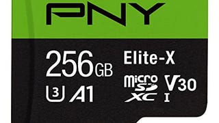 PNY 256GB Elite-X microSDXC UHS-I Memory Card - 100MB/s,...