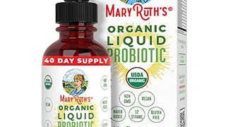 MaryRuth Organics USDA Organic Liquid Probiotic | Digestive...