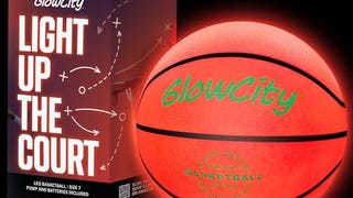 GlowCity Glow in The Dark Basketball for Teen Boy - Glowing...