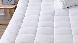 King Mattress Pad Cover Cooling Mattress Topper Pillow...