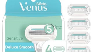 Venus Deluxe Smooth Sensitive Women's Razor Blade Refills,...