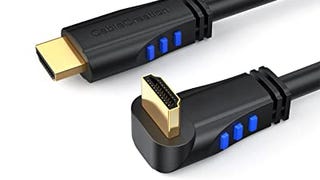 CableCreation 4K HDMI Cable 6ft Down Angle 90 Degree Right...