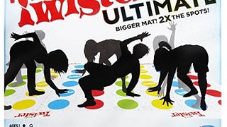 Hasbro Gaming Twister Ultimate: Bigger Mat, More Colored...