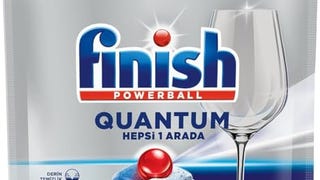 Finish Quantum Max Powerball, 64ct, Dishwasher Detergent...