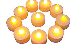 LED Candles, Lasts 2X Longer, Realistic Tea Light Candles,...