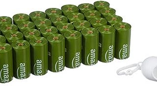Amazon Basics Dog Poop Bags with Dispenser, 540 Count, Enhanced...