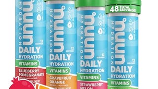 Nuun Hydration Vitamins Electrolyte Tablets, Mixed Fruit,...