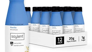 Soylent Vanilla Meal Replacement Shake, Ready-to-Drink...