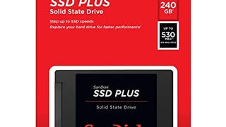 SanDisk SSD Plus 240GB 2.5-Inch SDSSDA-240G-G25 (Old Version)...