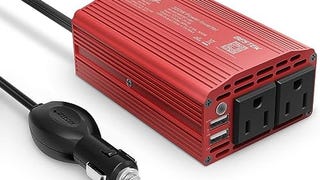 BESTEK 300W Power Inverter DC 12V to 110V AC Car Inverter...