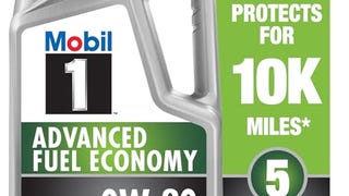 Mobil 1 Advanced Fuel Economy Full Synthetic Motor Oil...