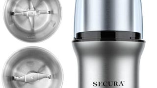 Secura Electric Coffee Grinder and Spice Grinder with 2...