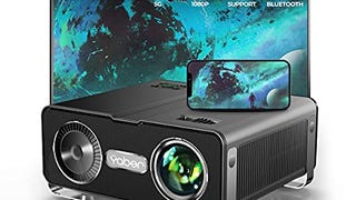 YABER V10 5G WiFi Bluetooth Projector, 15000L Full HD Native...