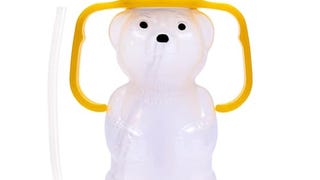 TalkTools Honey Bear Straw Cup - Special Needs Sippy Glass...