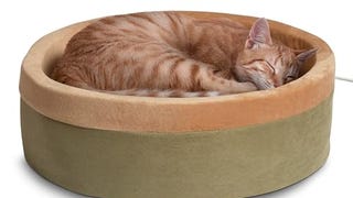 K&H Pet Products Thermo-Kitty Bed Heated Cat Bed Large...