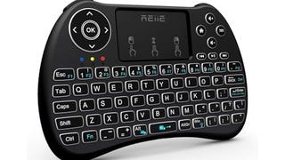 reiie (Backlit Version) H9+ Mini Keyboard,2.4GHz Wireless...