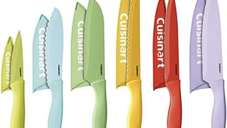 Cuisinart 12-Piece Kitchen Knife Set, Advantage Color Collection...