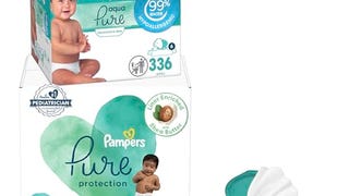 Pampers Pure Protection Disposable Baby Diapers Size 1,...