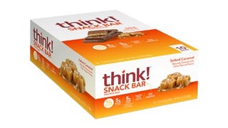 think! Protein Bars with Chicory Root for Fiber, Salted...