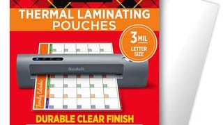 Scotch Thermal Laminating Pouches, For Use With Thermal...