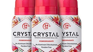 Crystal Mineral Deodorant Roll-On Body Deodorant With 24-...