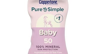 Coppertone Pure and Simple Baby Sunscreen Lotion SPF 50,...