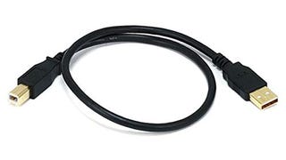 Monoprice 1.5-Feet USB 2.0 A Male to B Male 28/24AWG Cable...