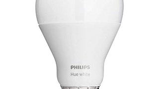 Philips Hue 530345 White A19 60W Equivalent Single LED...