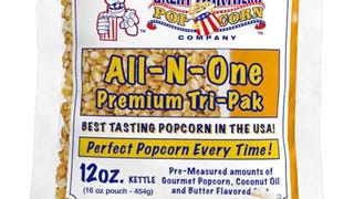 12oz Popcorn Machine Popcorn Packets - All-in-One Movie...