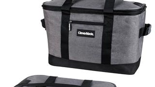 CleverMade Collapsible Cooler Bag, 50 Can Beach & Travel...