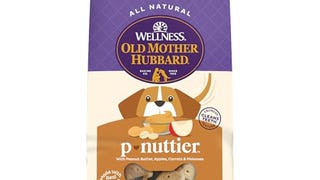 Old Mother Hubbard Wellness P-Nuttier Dog Biscuits, Natural,...