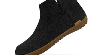 Glerups Wool Unisex Boot - Ru Charcoal/Honey - EU 37 - Women'...