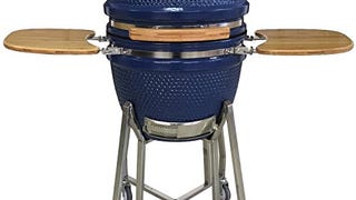 Lonestar Chef SCS-K19 Ceramic Kamado Grill, 19 Inch,...