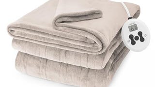 Sunbeam Royal Posh Champagne Heated Blanket -