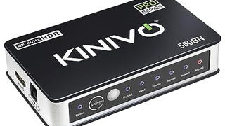 Kinivo HDMI Switch 4K HDR 550BN (5 in 1 Out, 4K 60Hz HDR,...